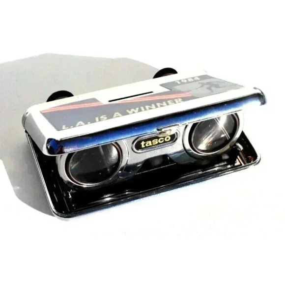 Vintage Los Angeles 1984 Olympic Games Tasco Binocular Pop Up Sports Glasses - Picture 1 of 4